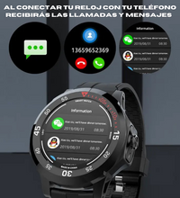 Smartwatch Con Audífonos Bluetooth Touch A Prueba De Agua