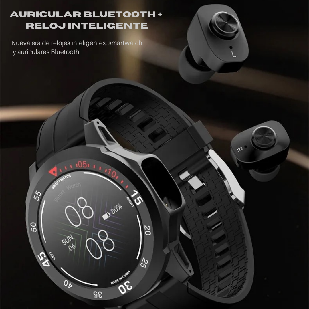 Reloj inteligente best sale con audifonos bluetooth