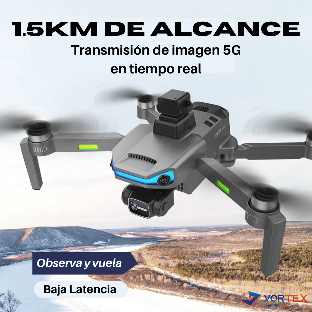 Drone AE3 PRO MAX Gimbal 3 Ejes 1.5km Alcance Doble C mara 2 Bater as