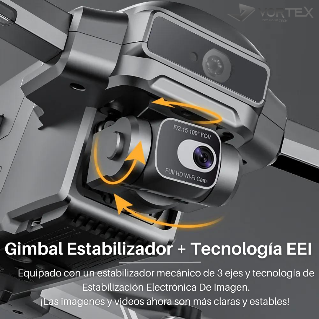 Drone SJRC F22S 4K PRO GPS 3.5km Alcance Gimbal Estabilizador 2 Ejes 2 Bater as