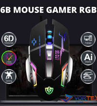 Combo Teclado Y Mouse Gamer Luz RGB Diseño Curvo Ergonómico Soporte Muñeca Panel Metálico