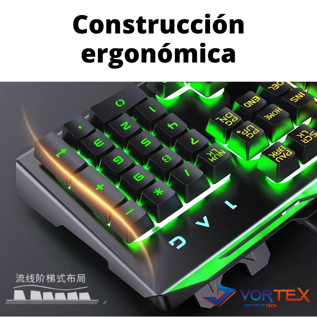 Combo teclado best sale y mouse ergonomico