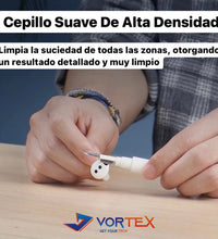 Kit Pluma Limpiadora De Audífonos Cepillo De Alta Densidad Portable