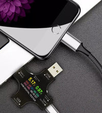 Voltímetro USB Inteligente Portátil USB Y Tipo C
