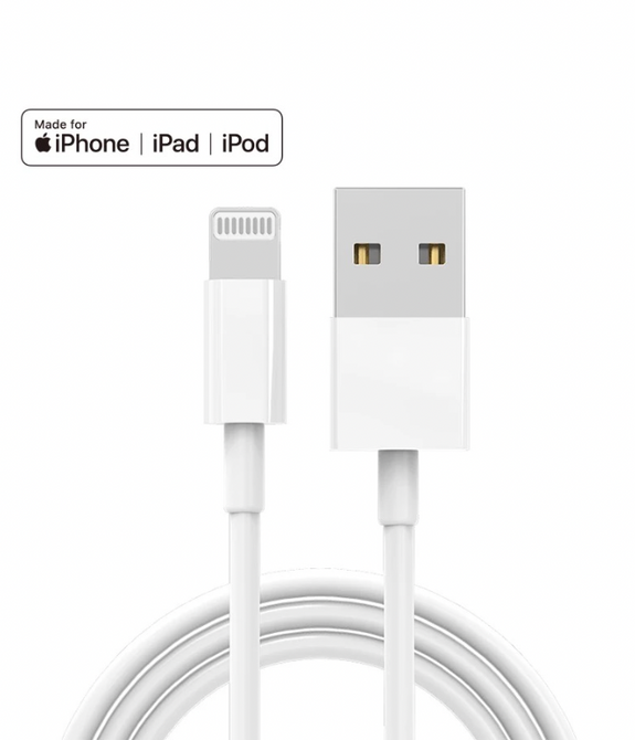 Cable De Carga Apple Lightning To USB 1 y 2 Metros